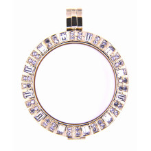 18k Gold Plated Memory Locket for Necklace Pendant or Bracelet